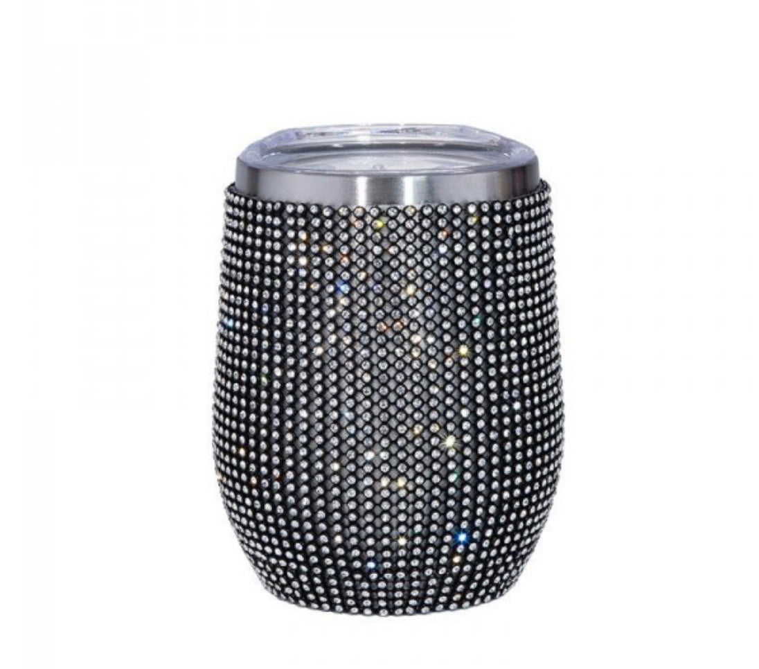 Bougie Rhinestone Encrusted Wine Tumbler