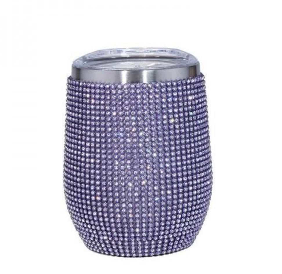 Bougie Rhinestone Encrusted Wine Tumbler
