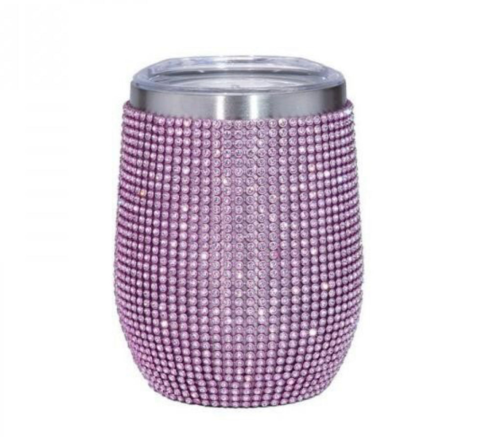 Bougie Rhinestone Encrusted Wine Tumbler