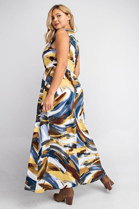 Whitley Plus Dress With Pockets