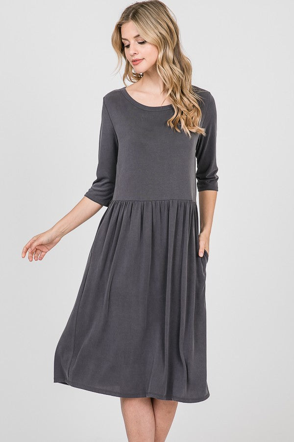 Gracie 3/4 Sleeve Dress