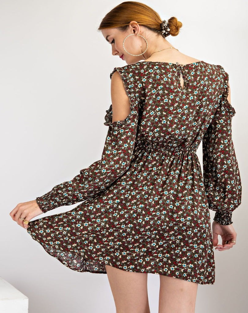 Melissa Cold Shoulder Mini Dress