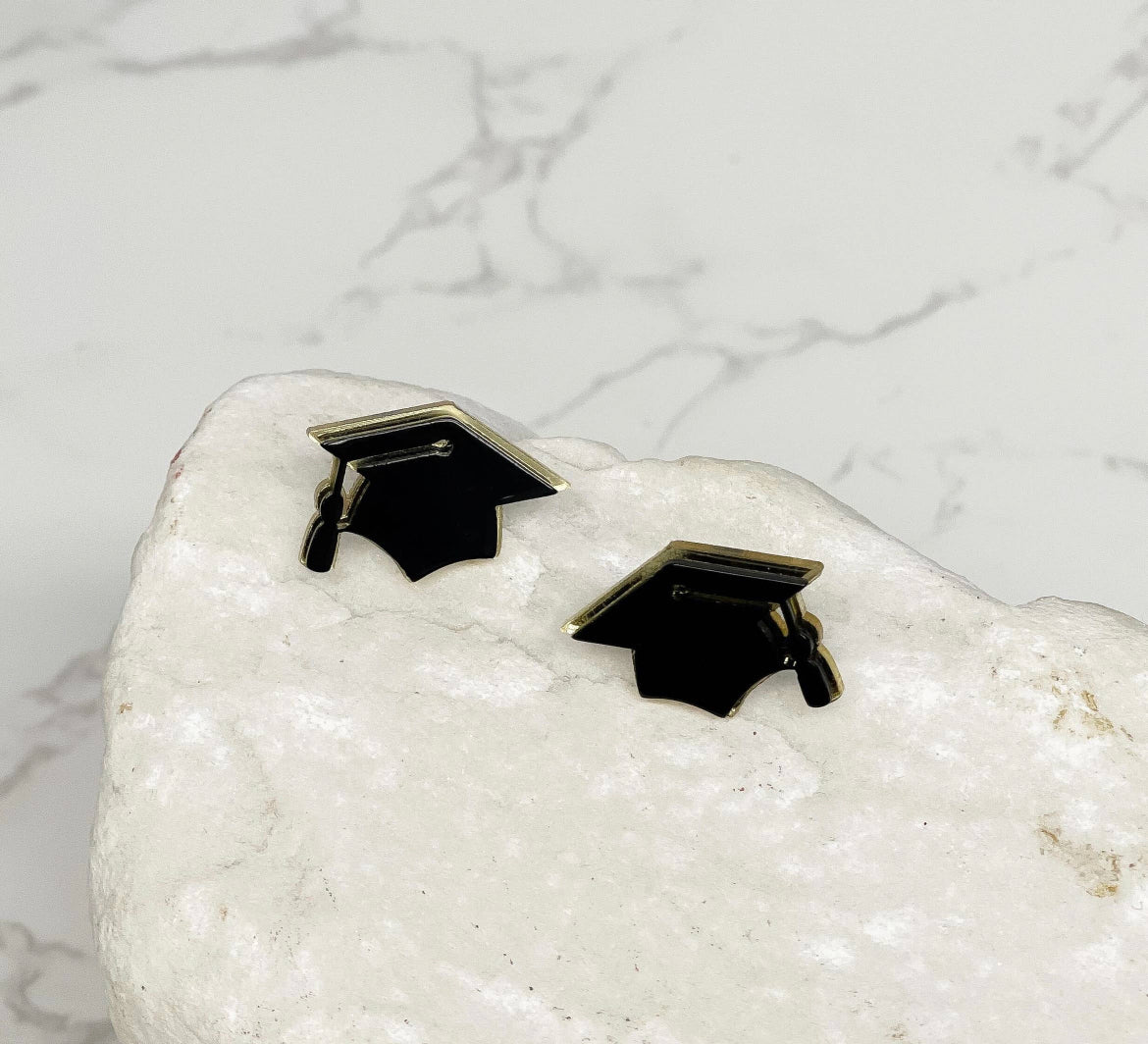 And So It Begins Graduation Earring Trio