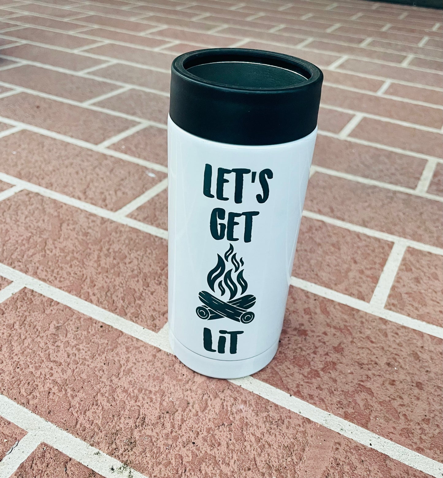 Let's Get Lit Tall Can Cooler