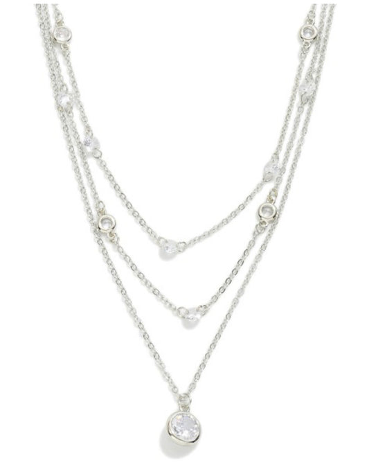 Kate Crystal Layered Necklace