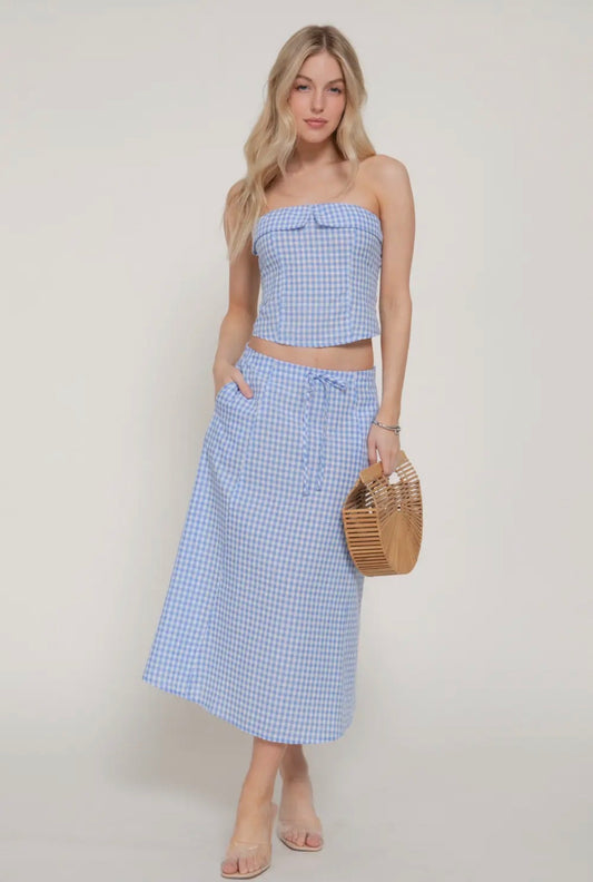 Ellie Crop Top & Skirt Set