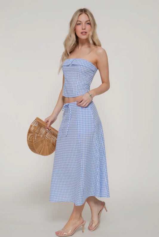 Ellie Crop Top & Skirt Set