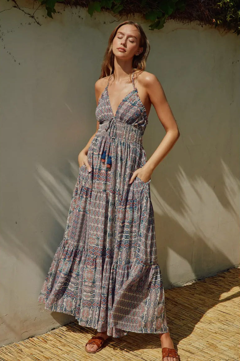 Dakota Maxi Dress With Pockets