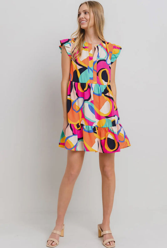 Harmony Abstract Dress