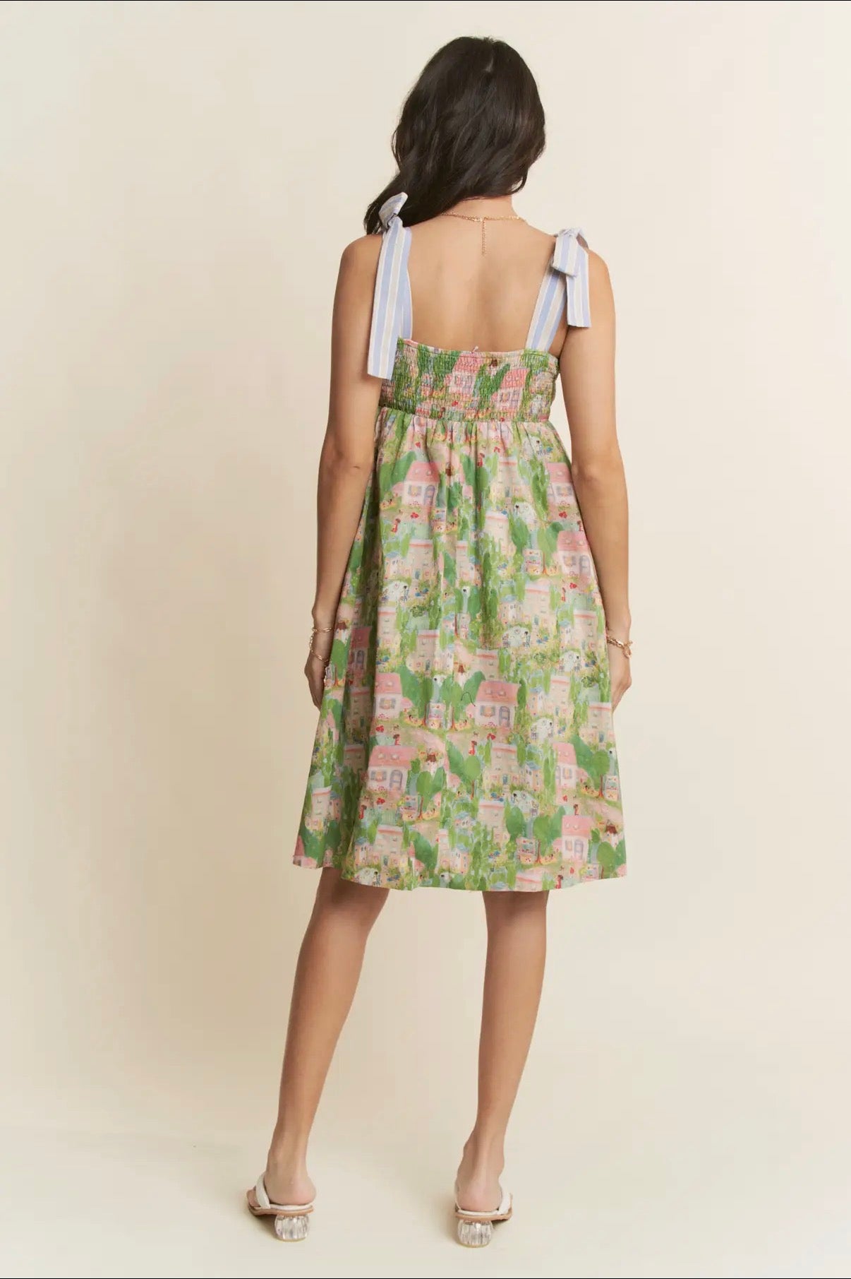 Clover Tie Strap Dress