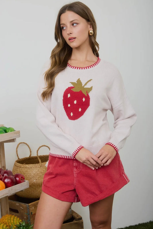 Strawberry Shake Sweater