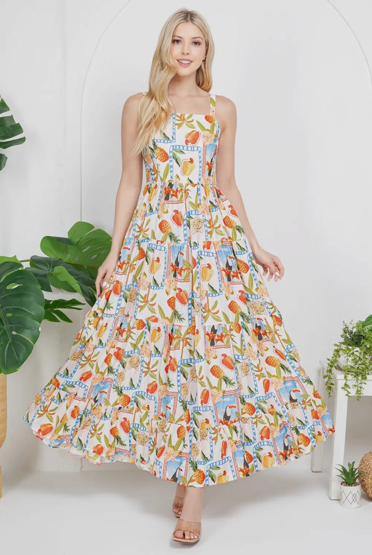 Vacation Dreams Flowy Maxi Dress
