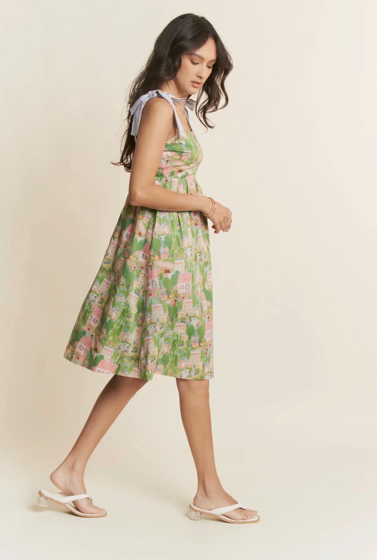 Clover Tie Strap Dress