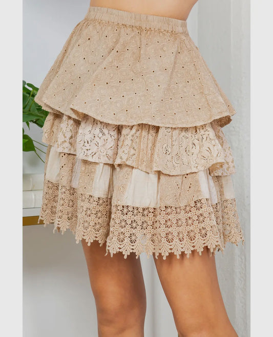 Romy Bohemian Tiered Skirt