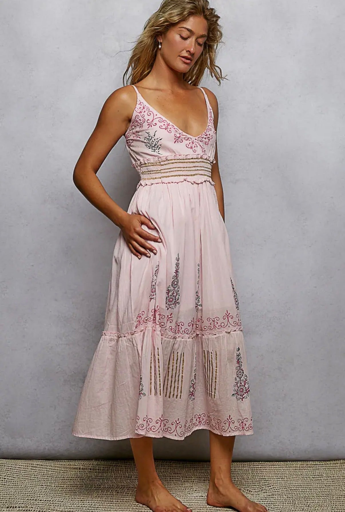 Rosalie Sleeveless Midi Dress