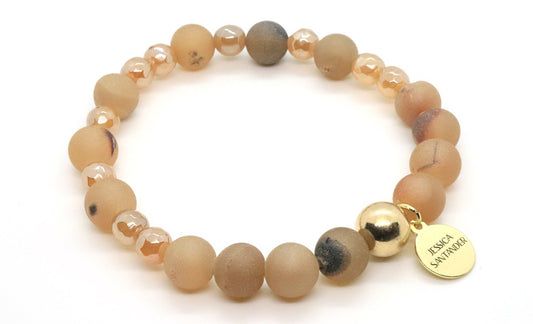 Jessica Santander Light Up Your Heart Druzy Bracelet