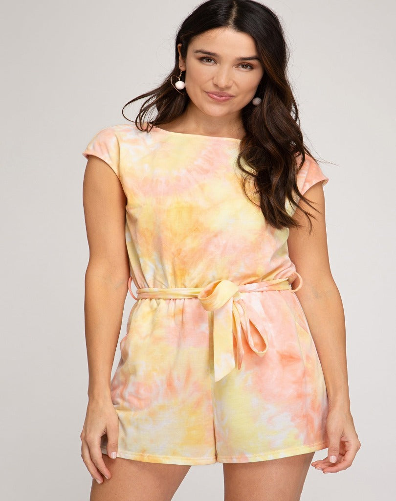 Luna Tie Dye Romper