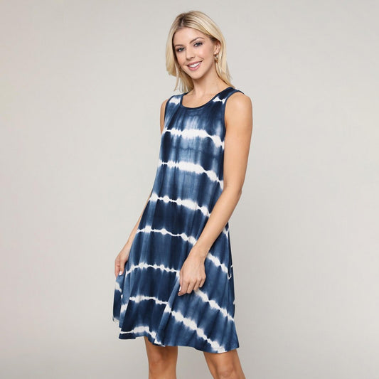 Celeste Plus Tank Swing Dress With Pockets