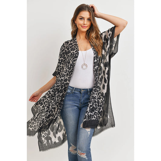 Harleigh Animal Print Kimono