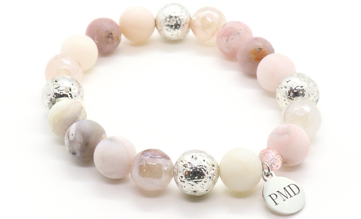 Jessica Santander Blush Pink Beaded Bracelet