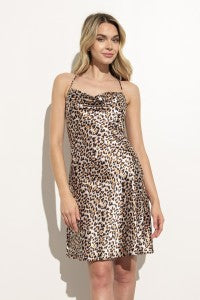 Tabby Satin Slip Dress