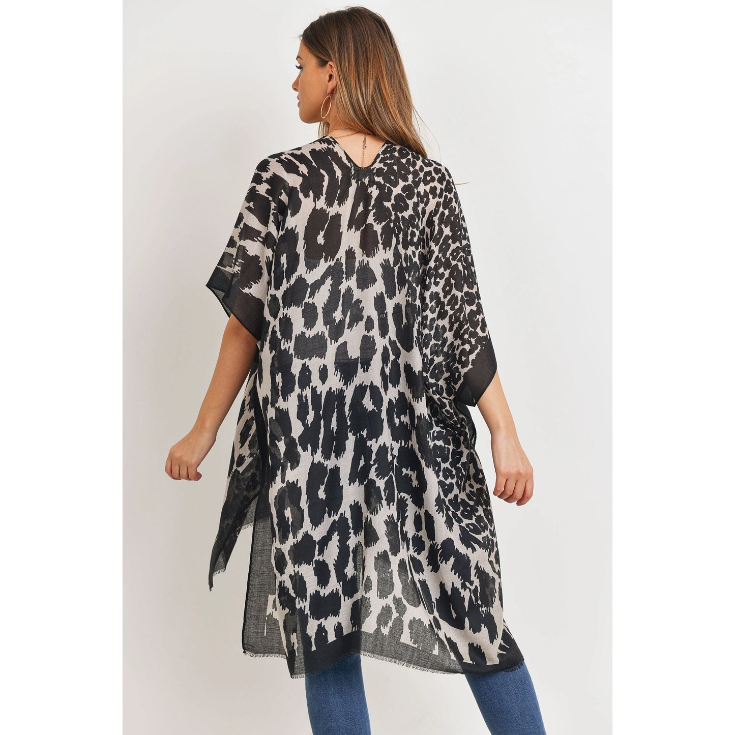 Harleigh Animal Print Kimono