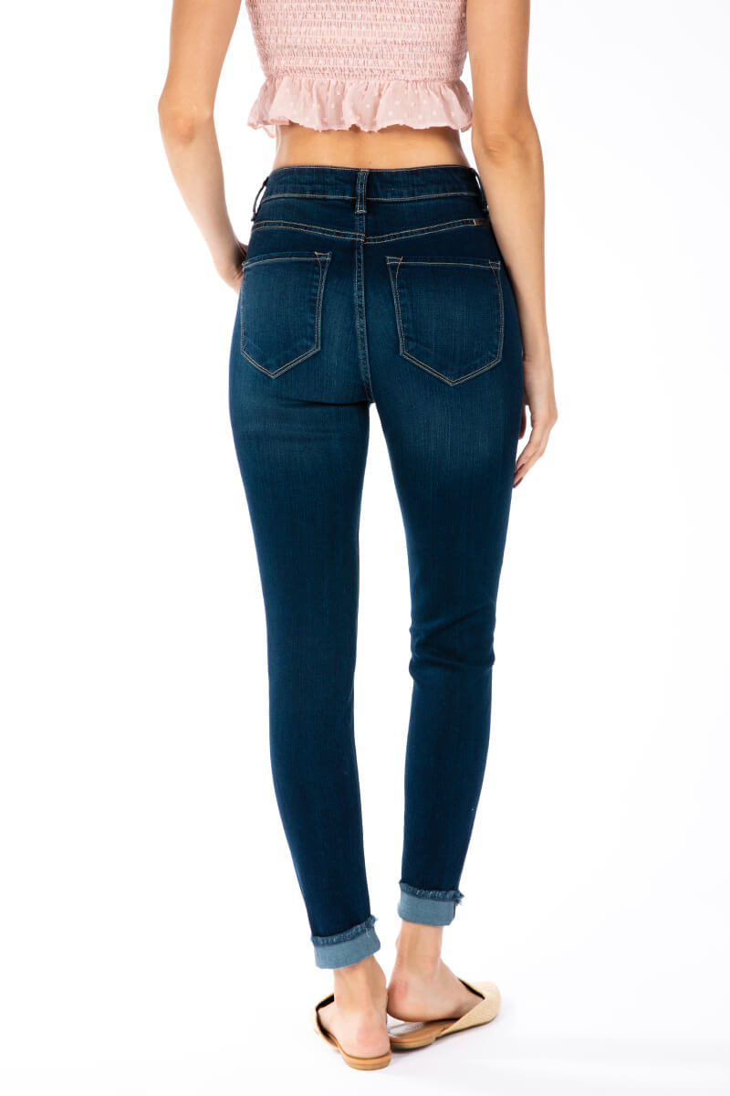 Dark Skinny Crop Jean