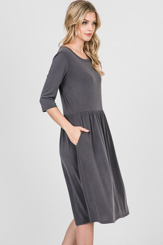 Gracie 3/4 Sleeve Dress