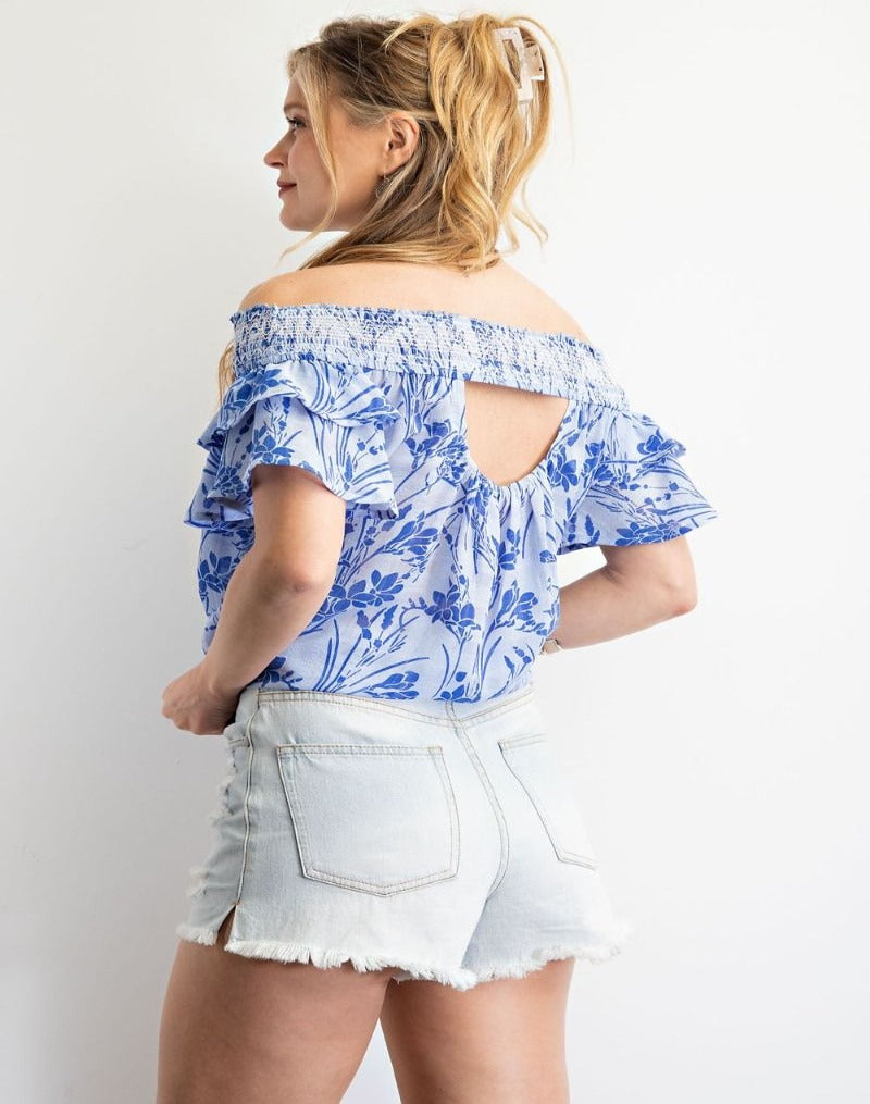 Hollie Distressed Demin Short