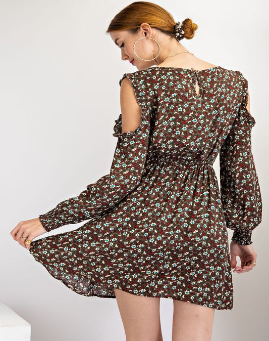 Melissa Cold Shoulder Mini Dress
