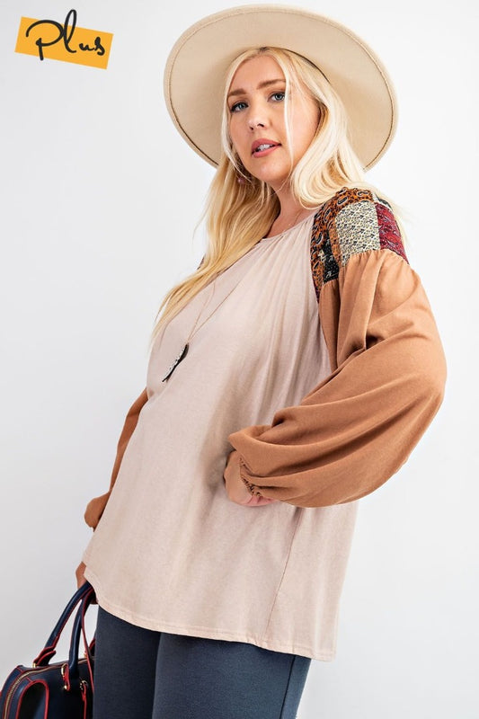 Freya Plus Boho Top