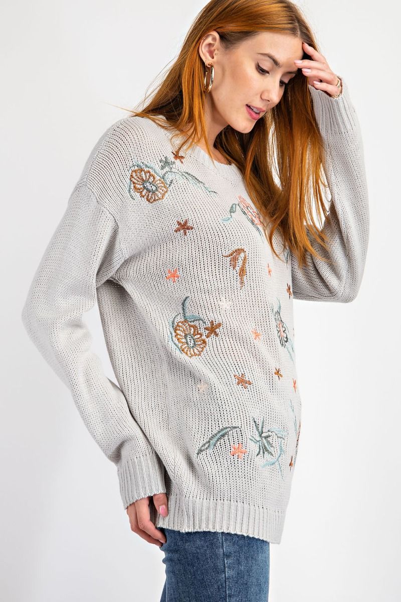 Ellie Embroidered Sweater