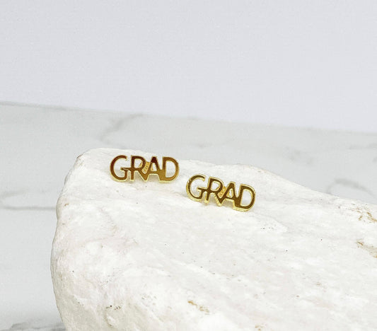 And So It Begins Graduation Earring Trio