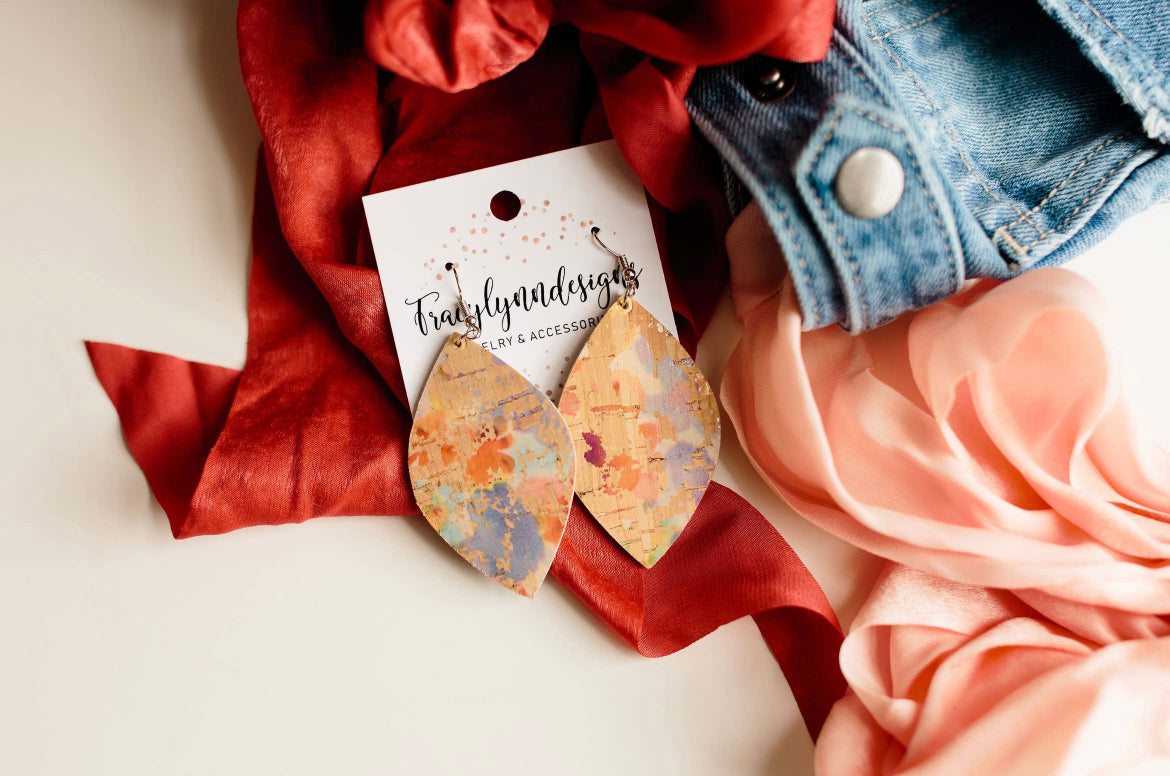 Spring & Sunshine Cork Earrings