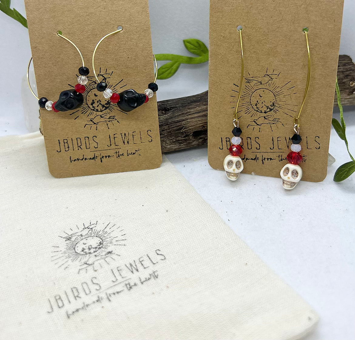 Tampa Bay Bucs Beaded Earrings