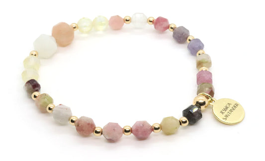 Ayla Purple Tourmaline Prism Bracelet